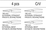 CIRCLIP PLEIRS SET, 4PCS SET (YT-55443)