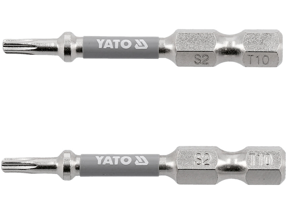 SCREWDRIVER BITS 1/4 50MM T10 2 PCS NI (YT-78031)