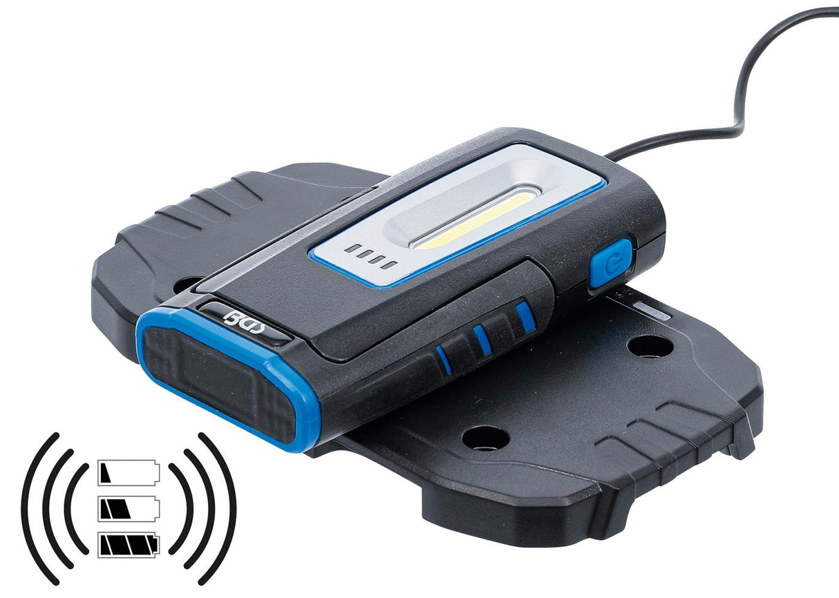 COB LED WORKSHOP LAMP WITH MAGNET AND HOOK | FOLDABLE | WITH WIRELESS CHARGING FUNCTION (85331)