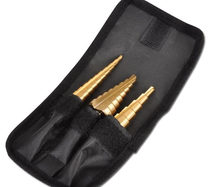 STEP DRILL BITS FOR HOLE ENLARGEMENT | HSS4241 | 3-20 MM | 3 PCS. (SK1616)