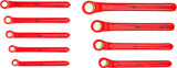 VDE SINGLE END RING SPANNER SET | DEEP OFFSET ENDS | 10 - 24 MM | 9 PCS. (72035)