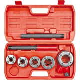 PIPE THREAD DIE SET WITH RATCHET | 3/8"- 1 1/4" | 5 PCS. (EQ-7629)