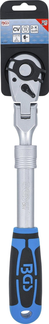 REVERSIBLE RATCHET, EXTENDABLE, BENDABLE | 12.5 MM (1/2") | 350 - 490 MM (25127)