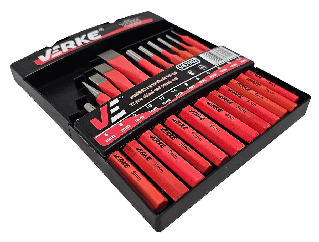 CHISEL AND PUNCH SET | 12 PCS. (FT00035)