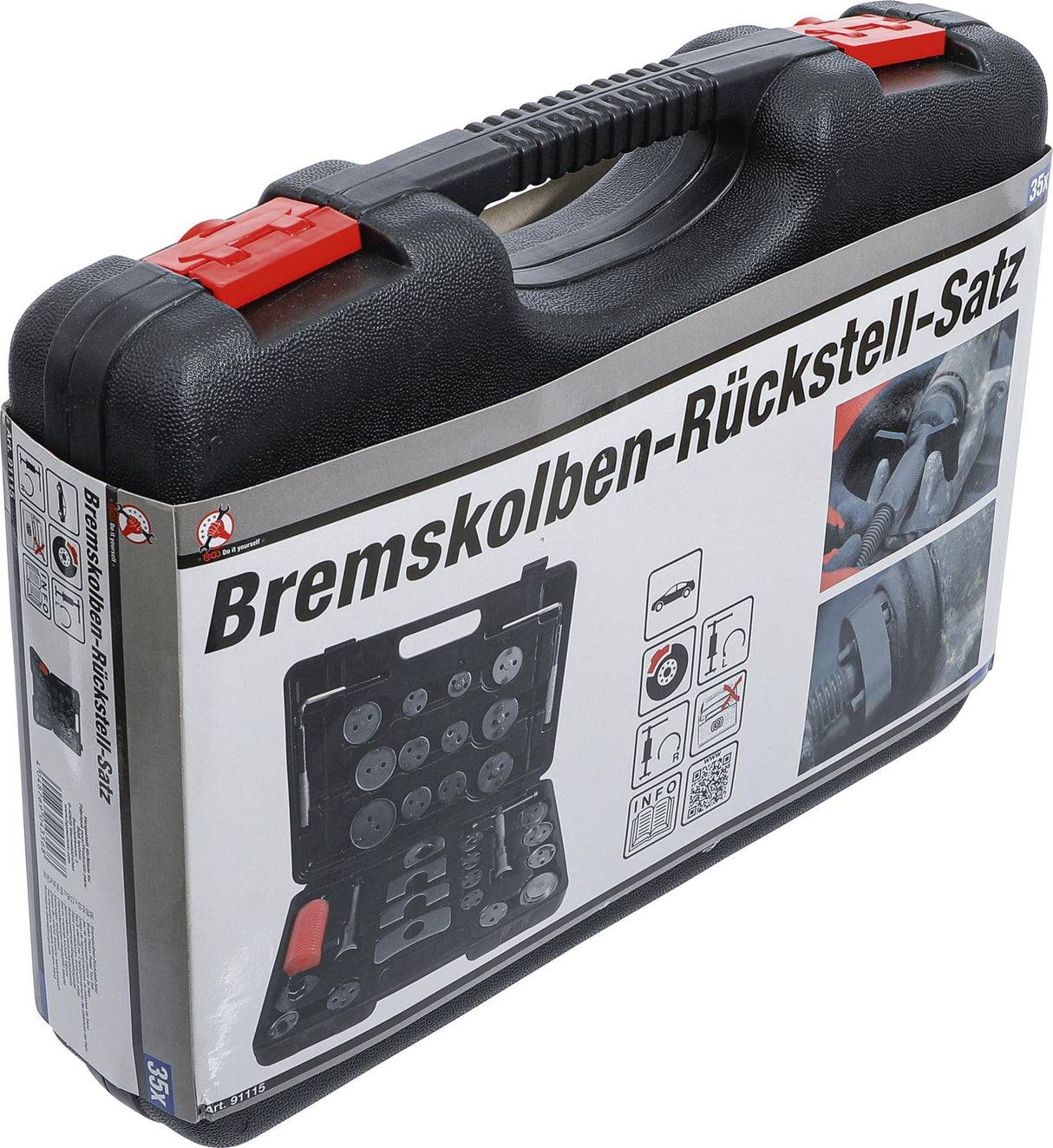 BRAKE PISTON RESET TOOL SET | 35 PCS. (91115)