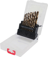 CO-HSS TWIST DRILL BIT SET 19 PCS 1-10MM (YT-41604)