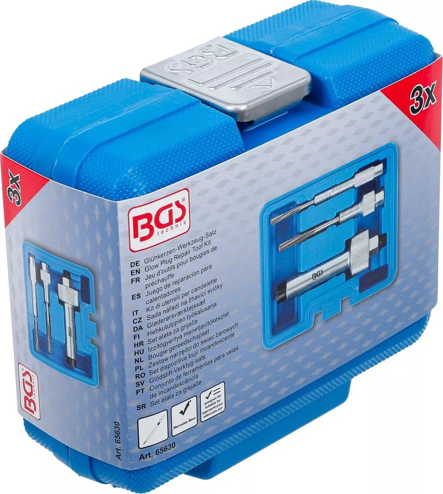 GLOW PLUG REPAIR TOOL KIT | 3 PCS. (65630)