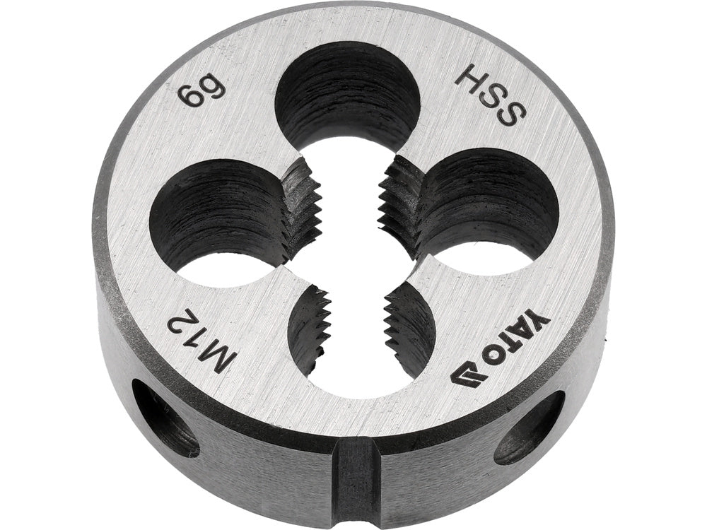 ROUND THREAD DIE M12 HSS M2 (YT-2969)