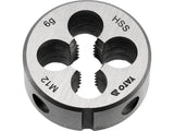 ROUND THREAD DIE M12 HSS M2 (YT-2969)