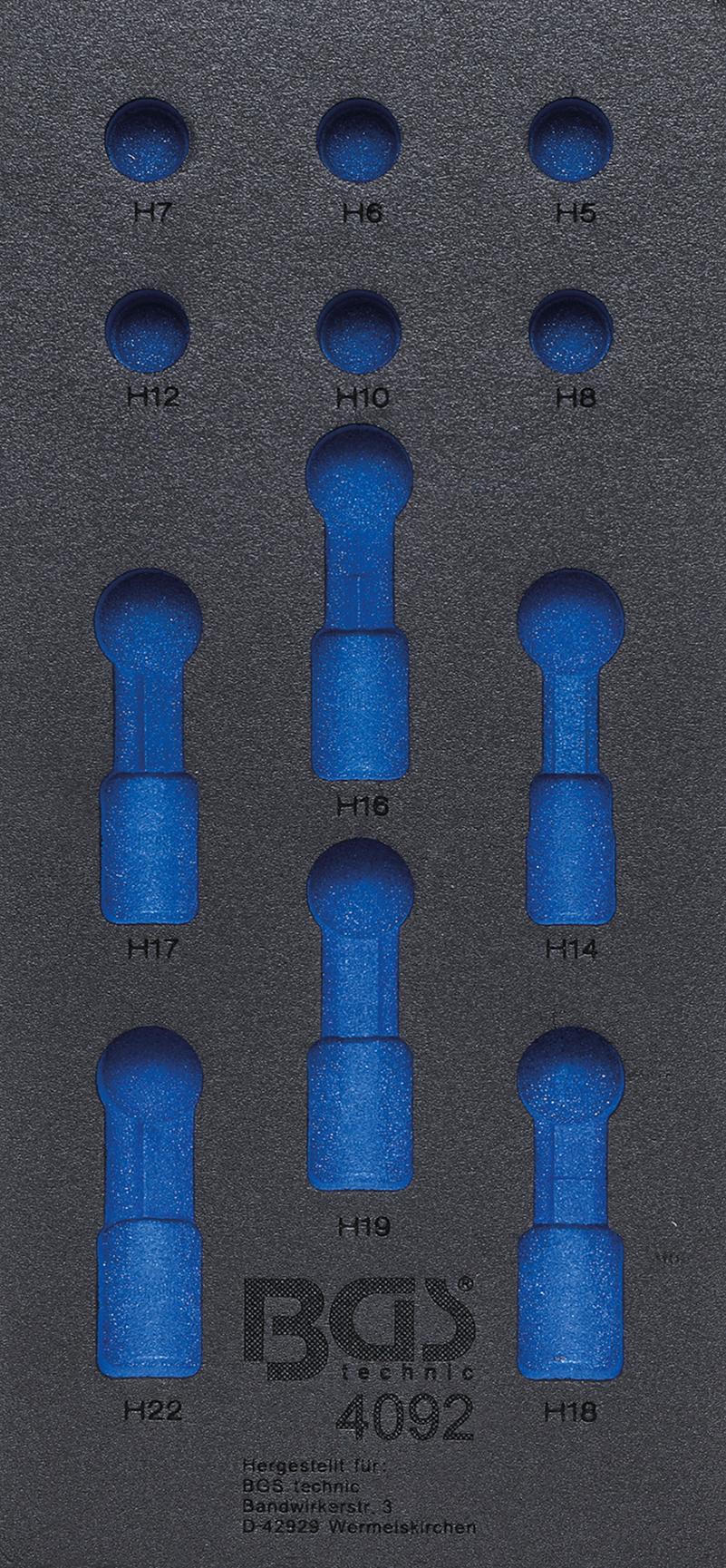 TOOL TRAY 1/3, EMPTY | FOR BGS 4092 (4092-1)