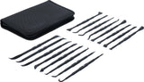 PLASTIC SCRAPER AND O-RING / SEAL RING ASSEMBLY / DISASSEMBLY TOOL SET | 16 PCS. (70919)