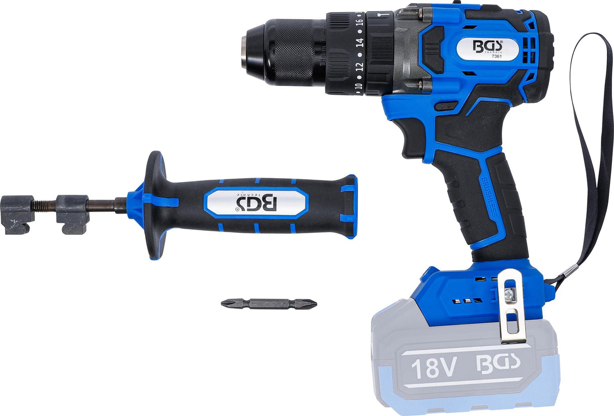 CORDLESS IMPACT DRILL | BRUSHLESS | 80 NM | 18 V | WITHOUT RECHARGEABLE BATTERY (7361)