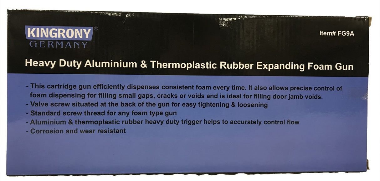 GUN FOR ASSEMBLY FOAMS | HEAVY DUTY | THERMOPLASTIC RUBBER (FG9A)