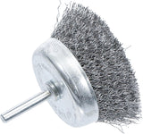 WIRE CUP BRUSH | 6 MM SHAFT | Ø 75 MM (3076)