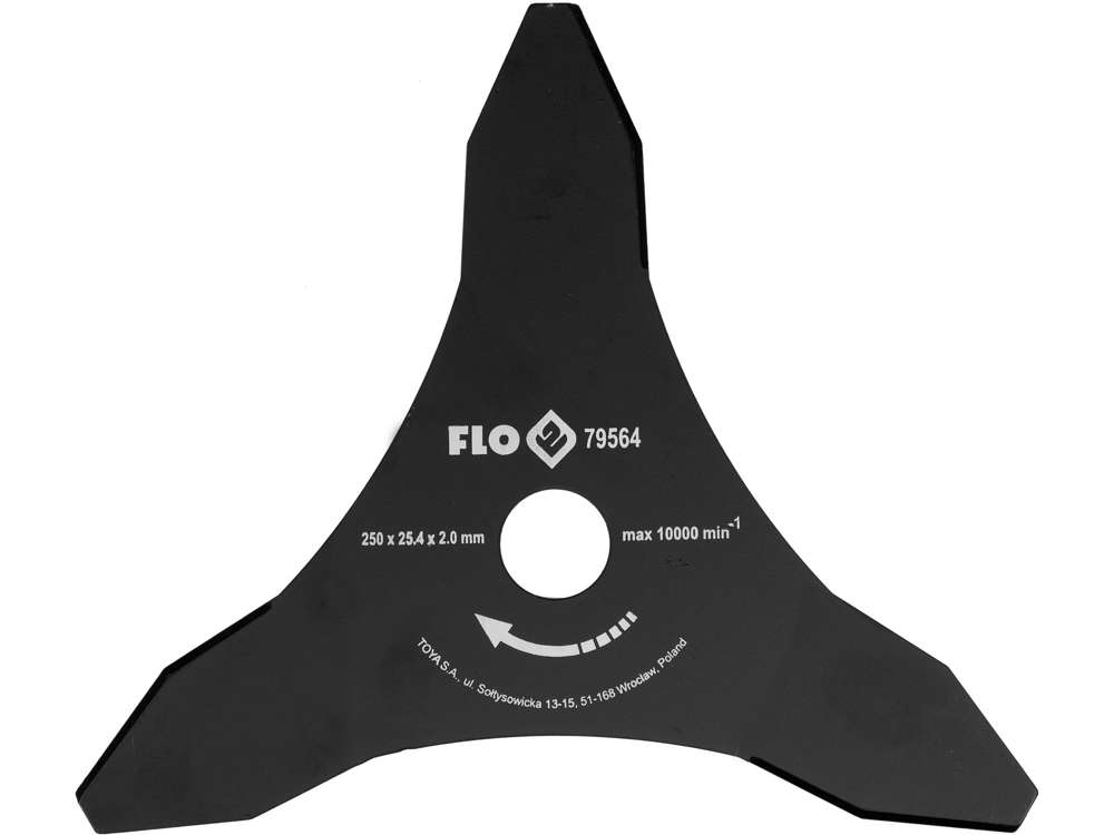 BRUSHCUTTER BLADE 3T 2MM/250MM/25,4MM (79564)