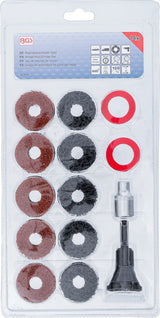 WHEEL HUB GRINDER SET | FOR STUDS AND WHEEL NUT BOLTS | 14 PCS. (9736)