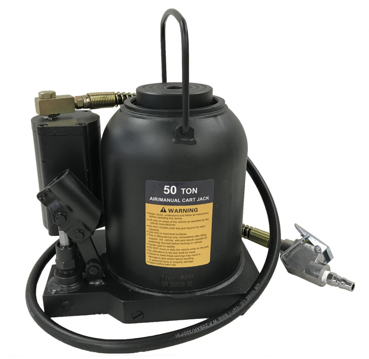 PNEUMATIC HYDRAULIC JACK | HEAVY DUTY | 245-475 MM | 50 T (BJ50)