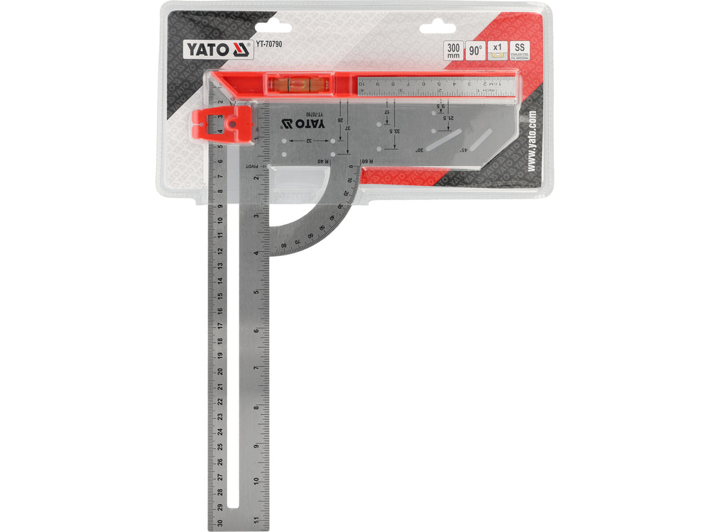 STAINLESS STEEL TRY SQUARE | 300 MM (YT-70790)