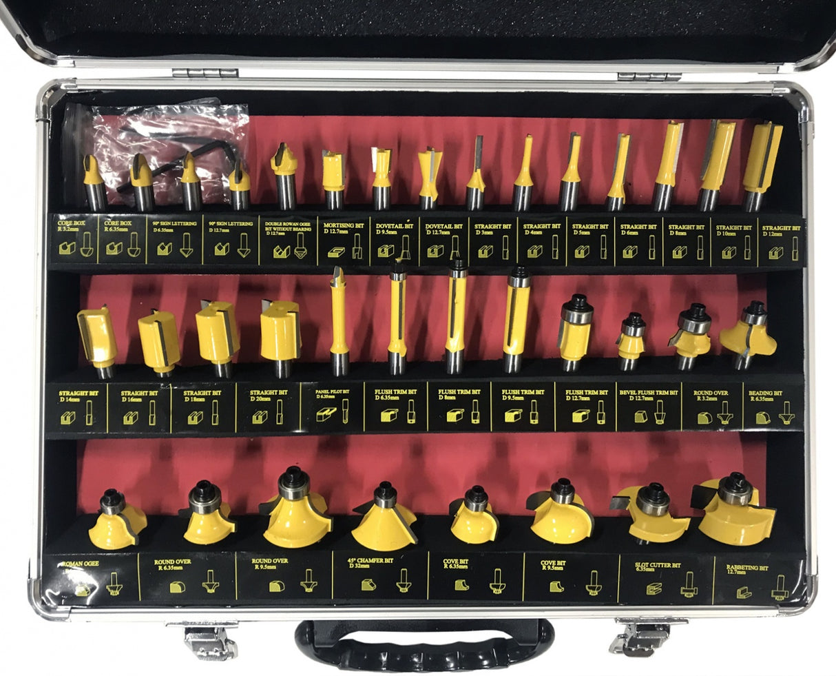 WOOD ROUTER BIT SET | 35 PCS. (SK1635)