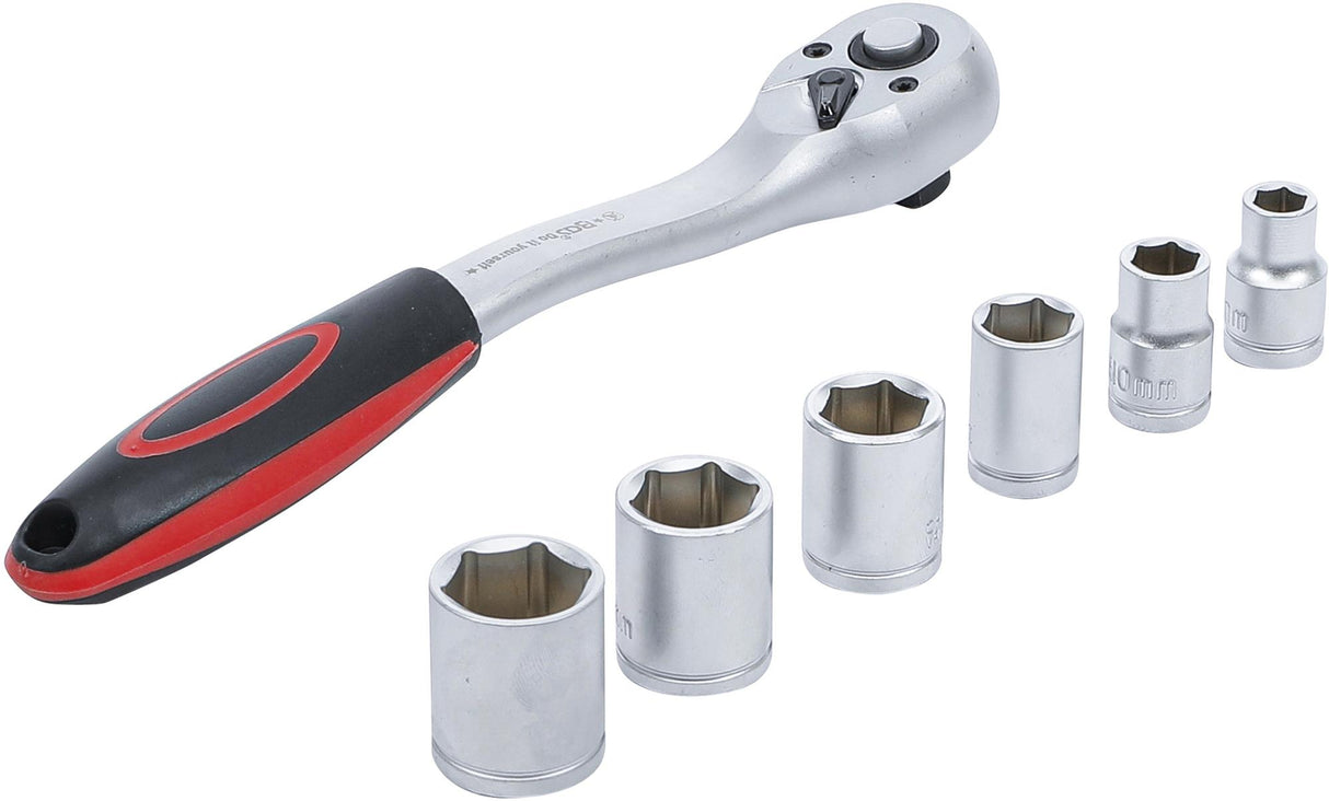 SOCKET SET | 10 MM (3/8") DRIVE | 8-19 MM | 7 PCS. (15112)