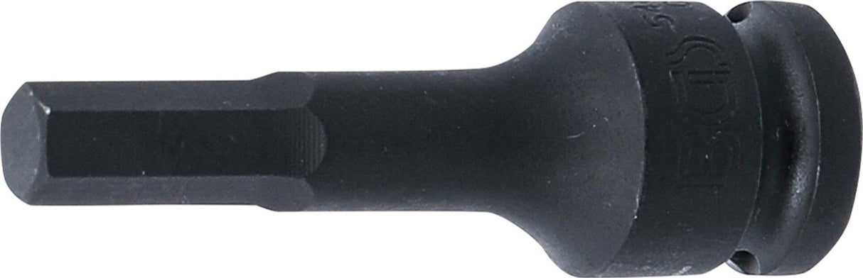 IMPACT BIT SOCKET | LENGTH 75 MM | 12.5 MM (1/2") DRIVE | INTERNAL HEXAGON 10 MM (5481-M10)
