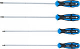 SCREWDRIVER SET | EXTRA LONG | T-STAR (FOR TORX) | T15 - T30 | 4 PCS. (74541B)
