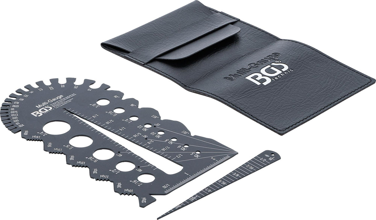 SCREWPITCH GAUGE AND THREAD TEMPLATE | INCH SIZES | 1/4 - 2" (74248)