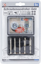 SCREW EXTRACTOR SET | #0-#3 | 5 PCS. (50410)