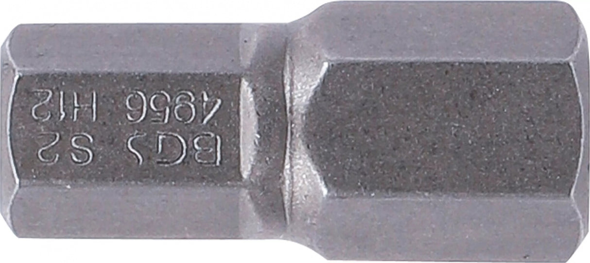 BIT | LENGTH 30 MM | 10 MM (3/8") DRIVE | INTERNAL HEXAGON 12 MM (4956)