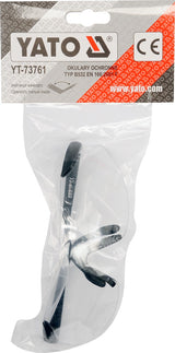 SAFETY GLASSES CLEAR (YT-73761)