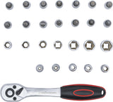 SOCKET SET | 6.3 MM (1/4") DRIVE | 4-13 MM | 27 PCS. (15105)