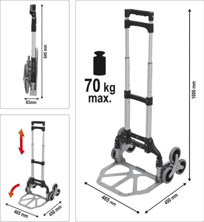 CLIMBING HAND TRUCK 70KG (78662)
