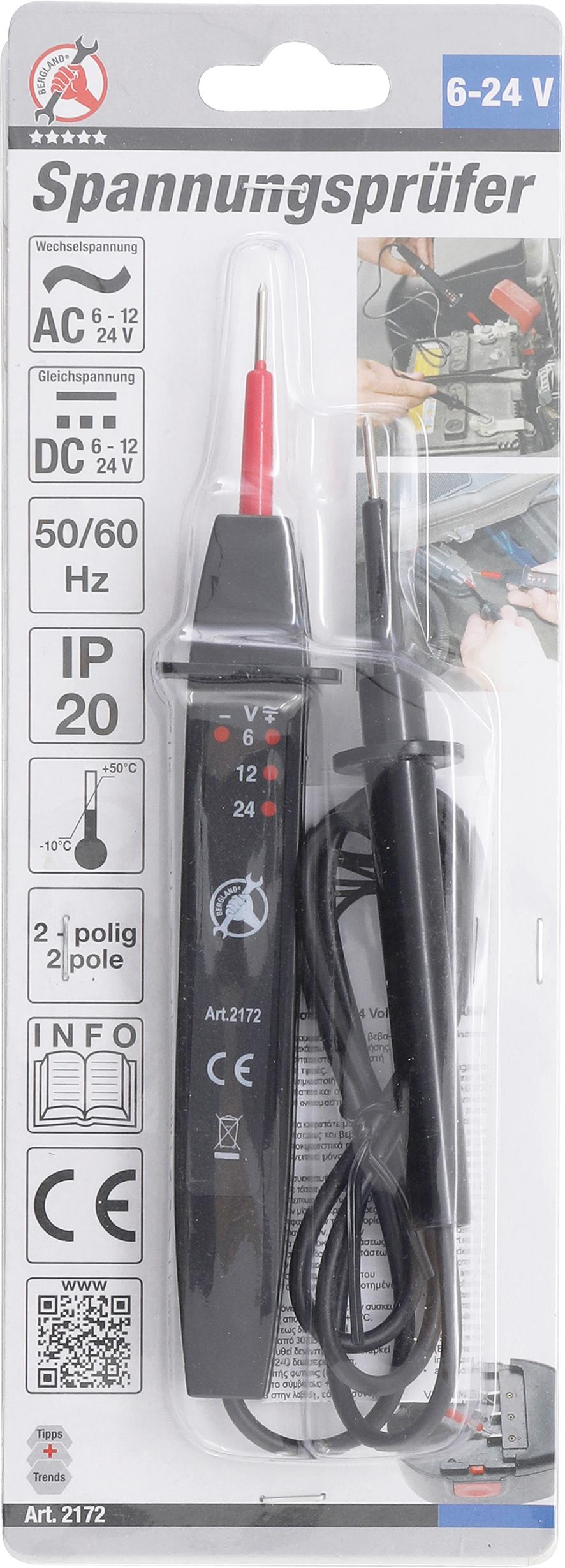 VOLTAGE TESTER | 6-24 V (2172)