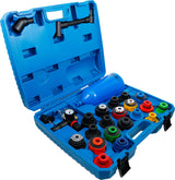 OIL FUNNEL ADAPTOR SET | PLASTIC TYPE | 24 PCS. (72213)