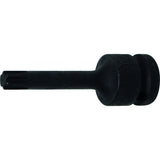 IMPACT BIT SOCKET | LENGTH 75 MM | 12.5 MM (1/2") DRIVE | SPLINE (FOR RIBE) M9 (5483-M9)