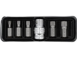 SCREWDRIVER BIT SET /SPLINE/ 6PCS (YT-0414)
