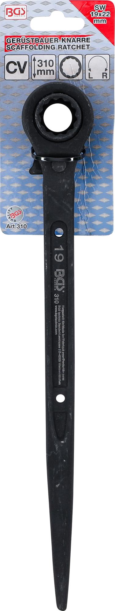 SCAFFOLDING RATCHET | 19 X 22 MM (310)