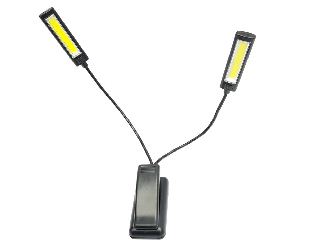 LED LIGHT FIXTURE | WITH CLIP | 6W COB LED | USB | 2 PCS. (CDL02)