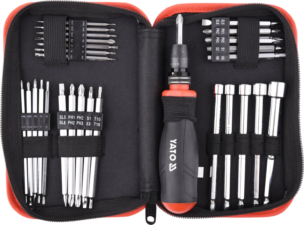 28PCS SCREWDRIVER SET WTIH BITS (YT-27940)