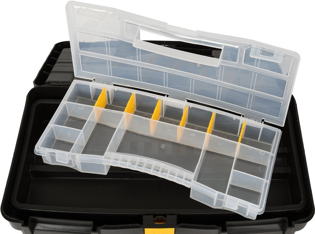 TROLLEY TOOL BOX W/ REMOVABLE ORGANIZER (78734)