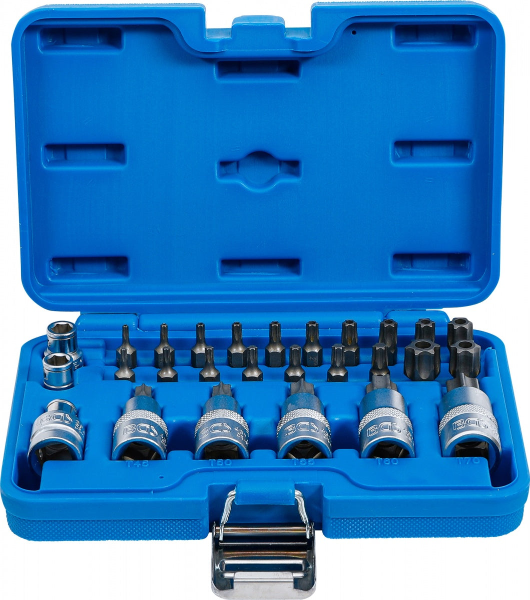BIT AND BIT SOCKET ASSORTMENT | 12.5 MM (1/2") DRIVE | T-STAR (FOR TORX) | 27 PCS. (5101)
