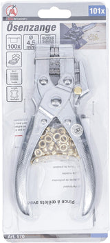 RIVETING PLIERS | 100 ROUND EYELETS | 4.5 MM | 180 MM (570)