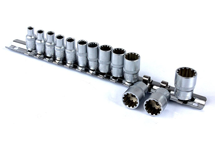 SOCKET SET | MULTIFUNCTIONAL | 6.3 MM (1/4") | 4-14 MM | 13 PCS. (KR144013)
