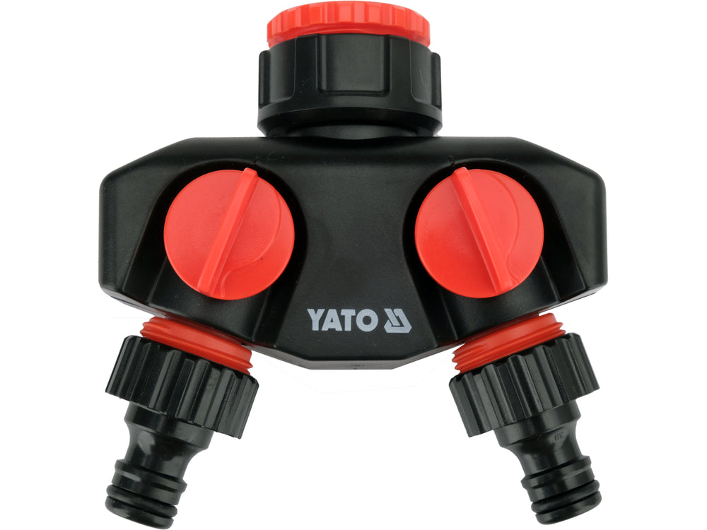 WATER DISTRIBUTOR WITH TAP CONNECTOR 3/4" - 1" | 2 OUTLETS (YT-89100)