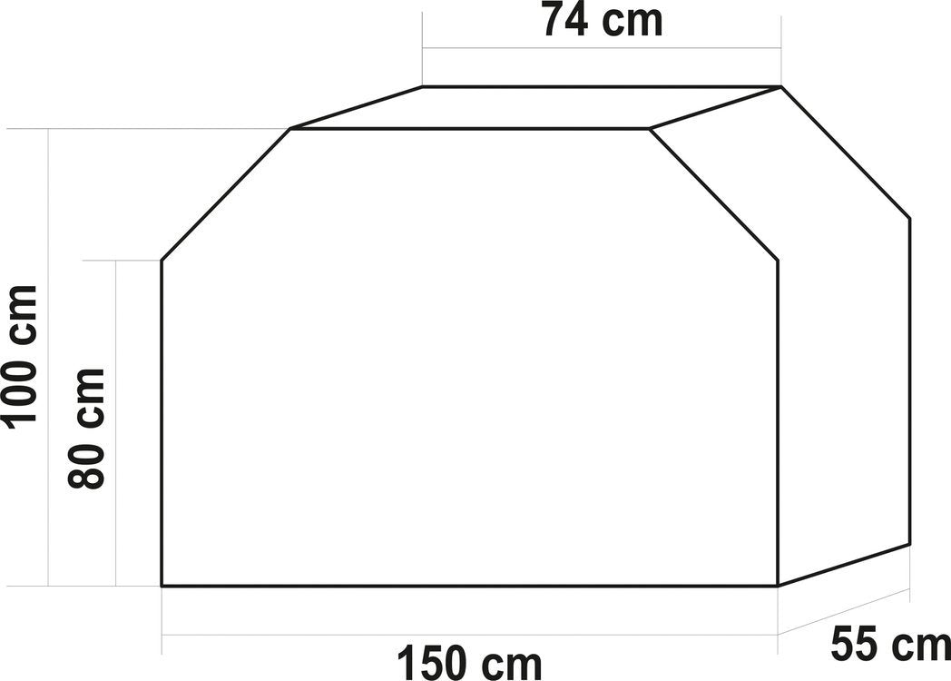 BBQ COVER 150 X 55 X 100CM (99762)