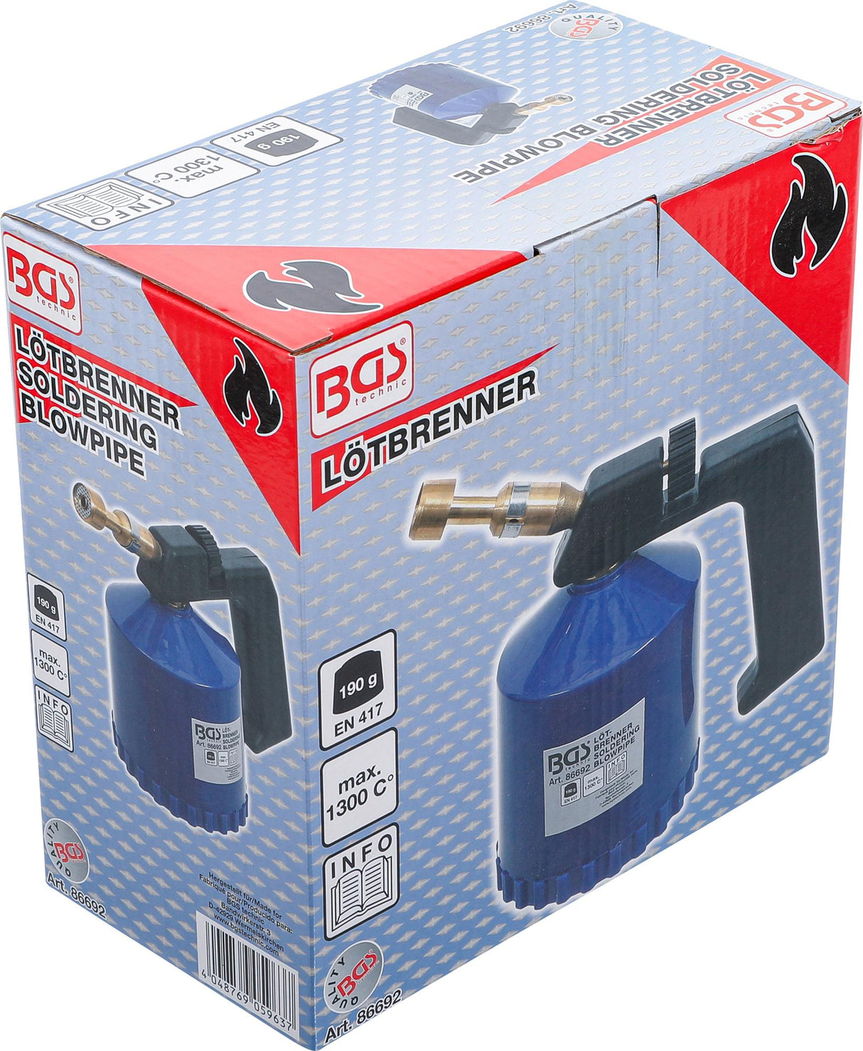 UNIVERSAL CARTRIDGE SOLDERING TORCH (86692)