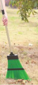 GARDEN BROOM WITH ALUMINUM TELESCOPIC HANDLE (GB25)
