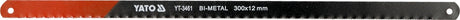 HACKSAW FRAME BLADE 300MM 2PCS BI-METAL (YT-3461)