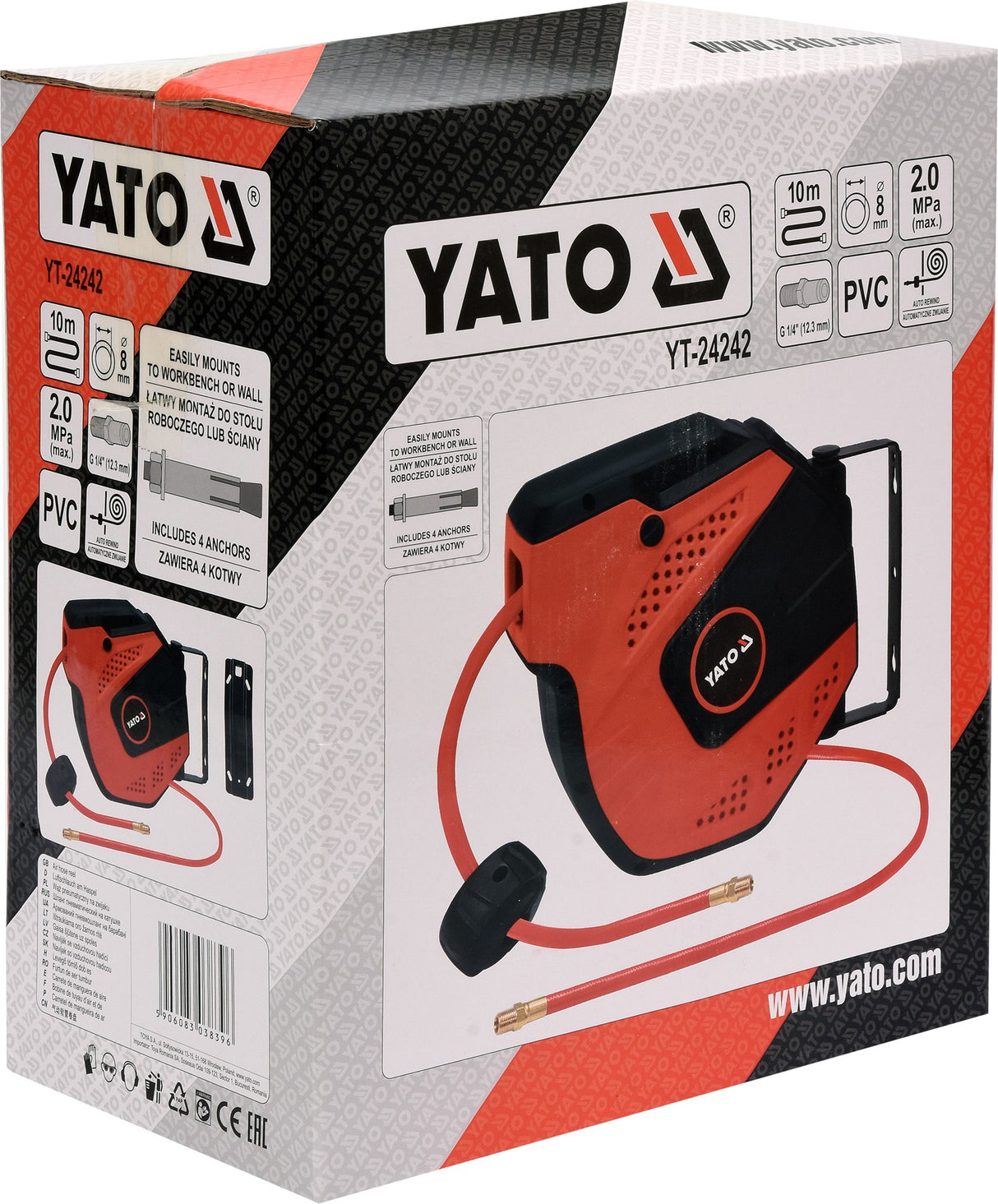 AUTO AIR HOSE REEL 10M (YT-24242)