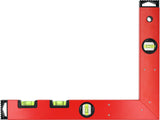 RECTANGULAR ALUMINIUM TRY SQUARE/SPIRIT LEVEL 400 X 300 MM (YT-70744)